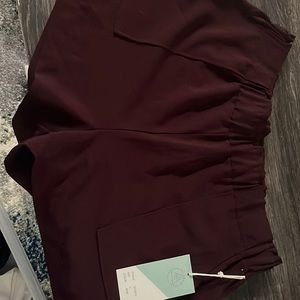 Wine colored shorts